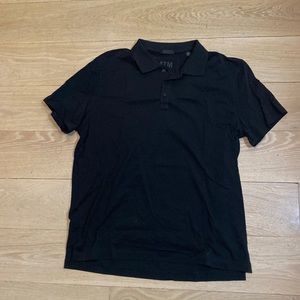 Mens ATM Black Polo Size Large